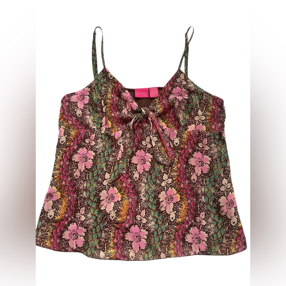 Thalia‎ Sodi Multi-coloured floral cami top with adjustable straps L